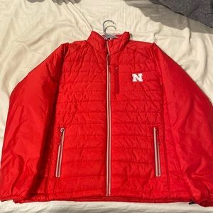Nebraska Football Puffer Jacket